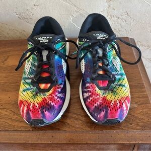 Brooks Women Launch 5 Rock n Roll Marathon Series Tie Dye  Running Shoes sz 8.5